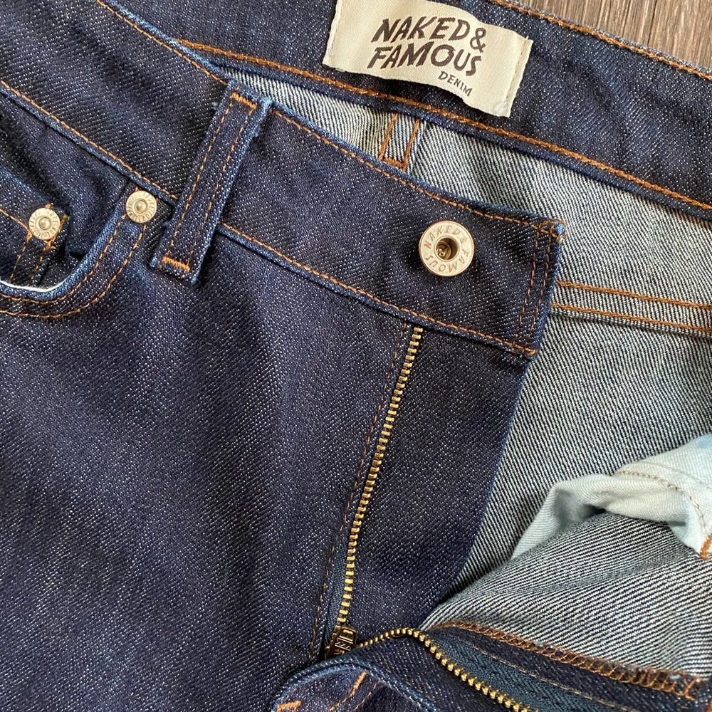 Naked and Famous Cropped Skinny Size 30 NWT